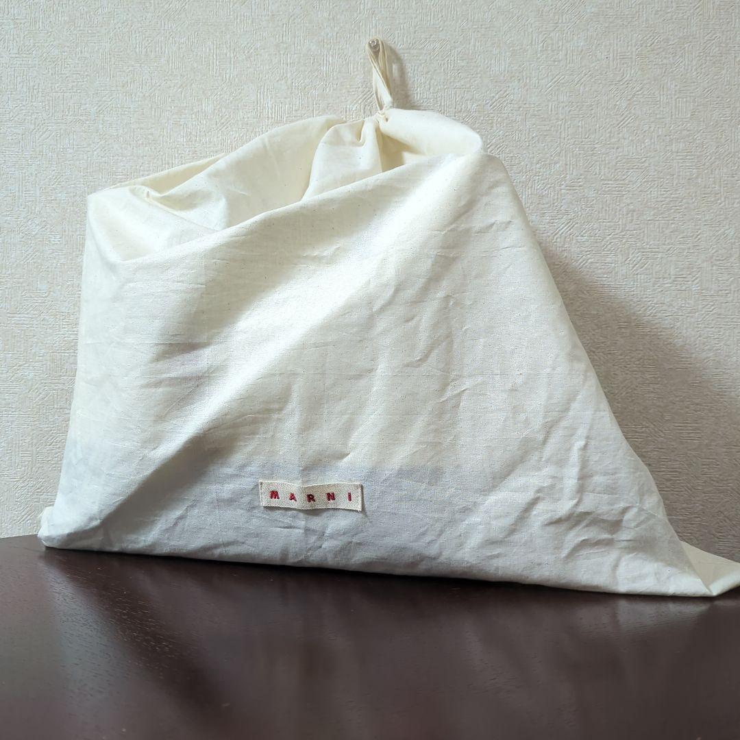 MARNI マルニ　PVC トートバッグ　バイカラー　白×ブルー