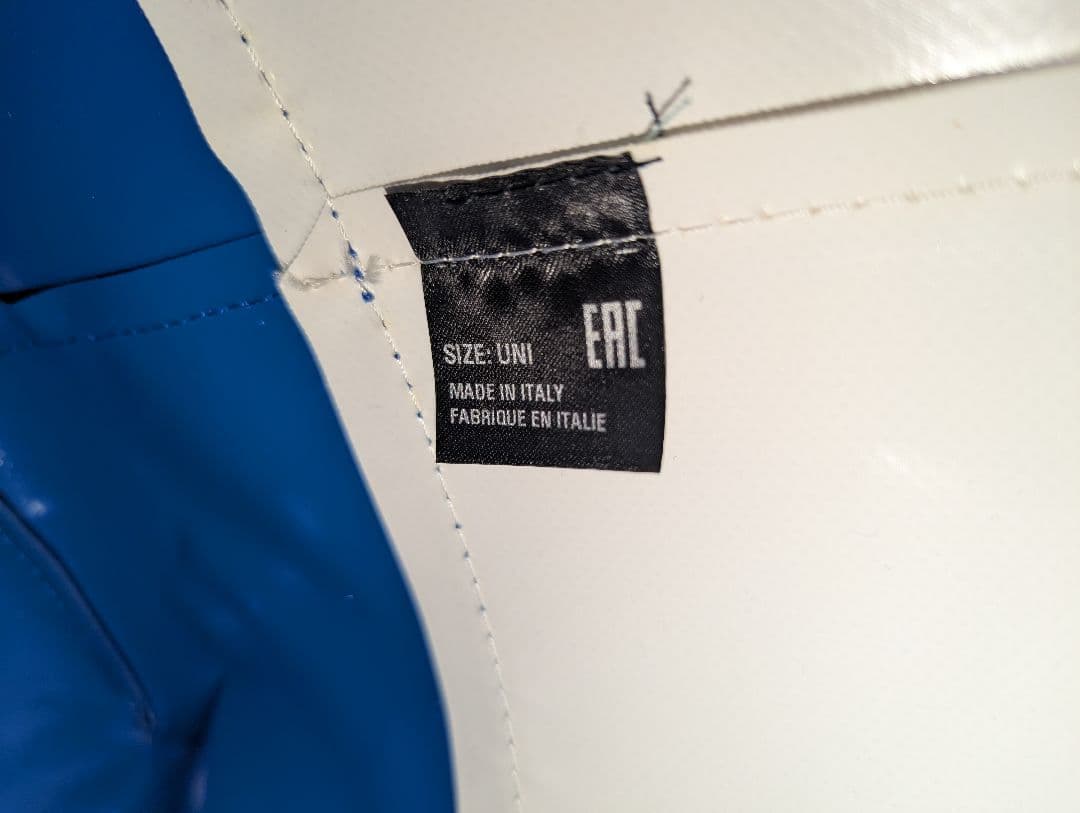 MARNI マルニ　PVC トートバッグ　バイカラー　白×ブルー