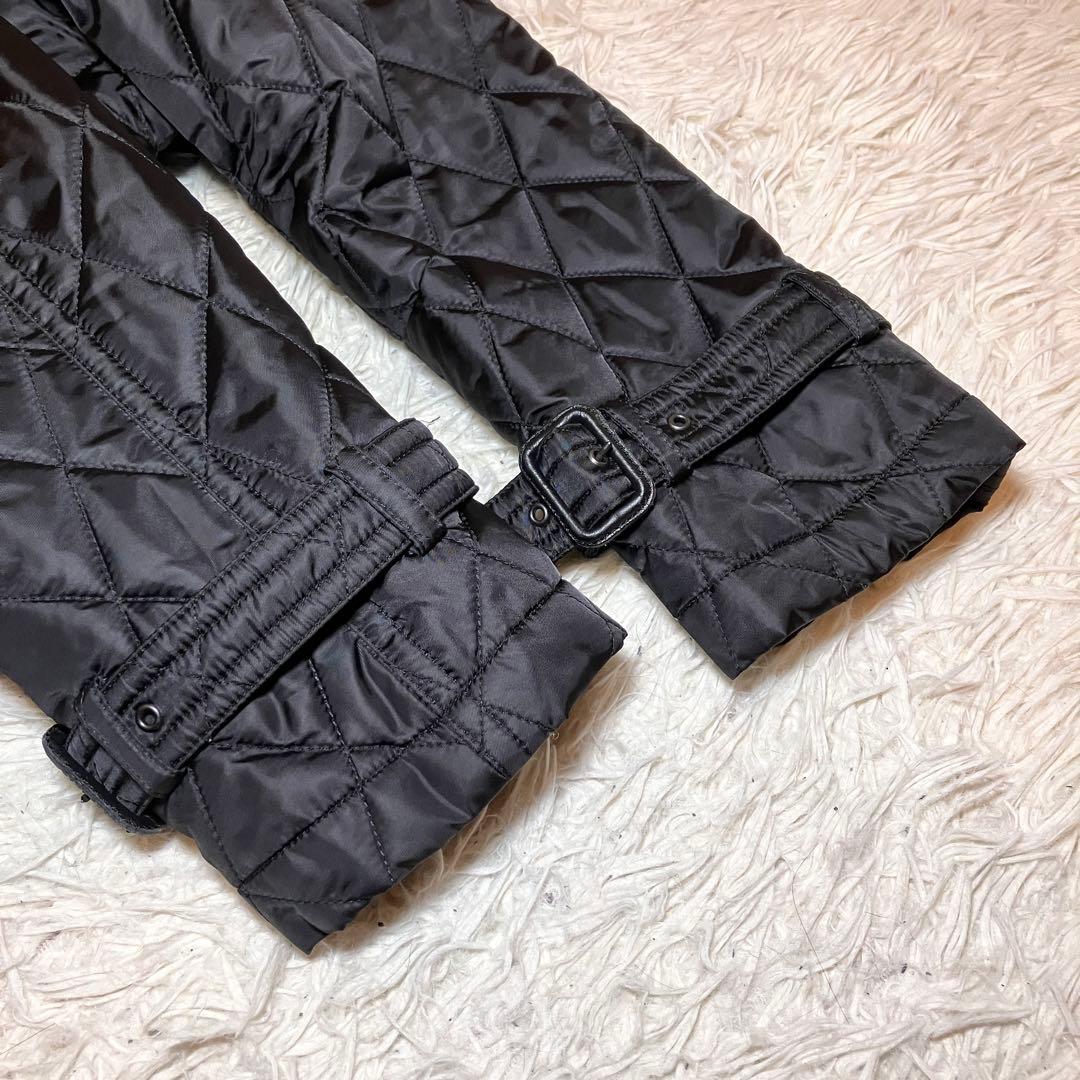 美品 バーバリーブラックレーベル キルティングトレンチコート ノバチェック L