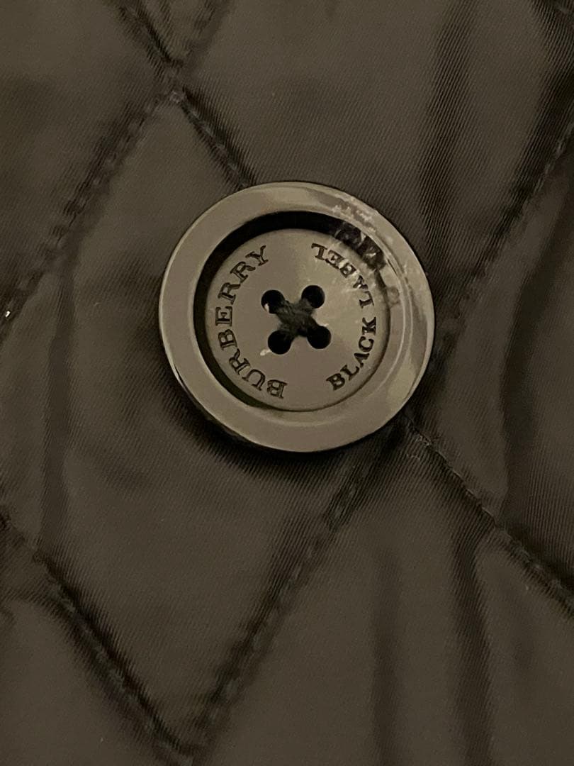 美品 バーバリーブラックレーベル キルティングトレンチコート ノバチェック L