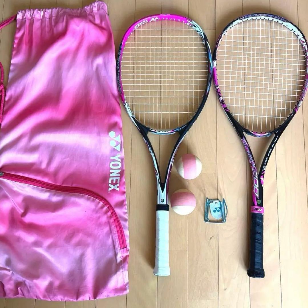 YONEX軟式テニスラケット　ケース　ボール　ボールホルダー　本日限定値下げ中★