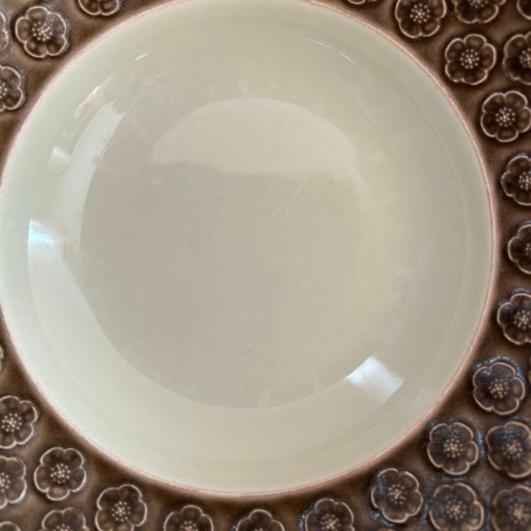 クイストゴー　アズールブラウン スーププレート