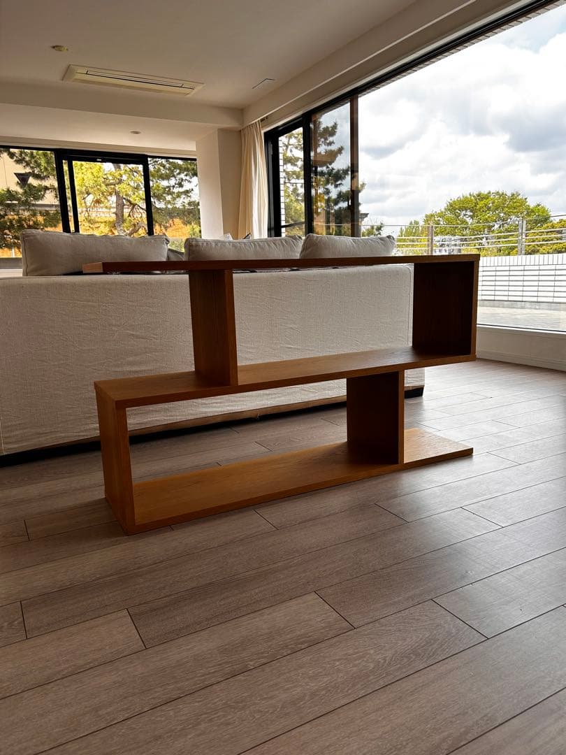 木製モダンシェルフ　コンランショップ