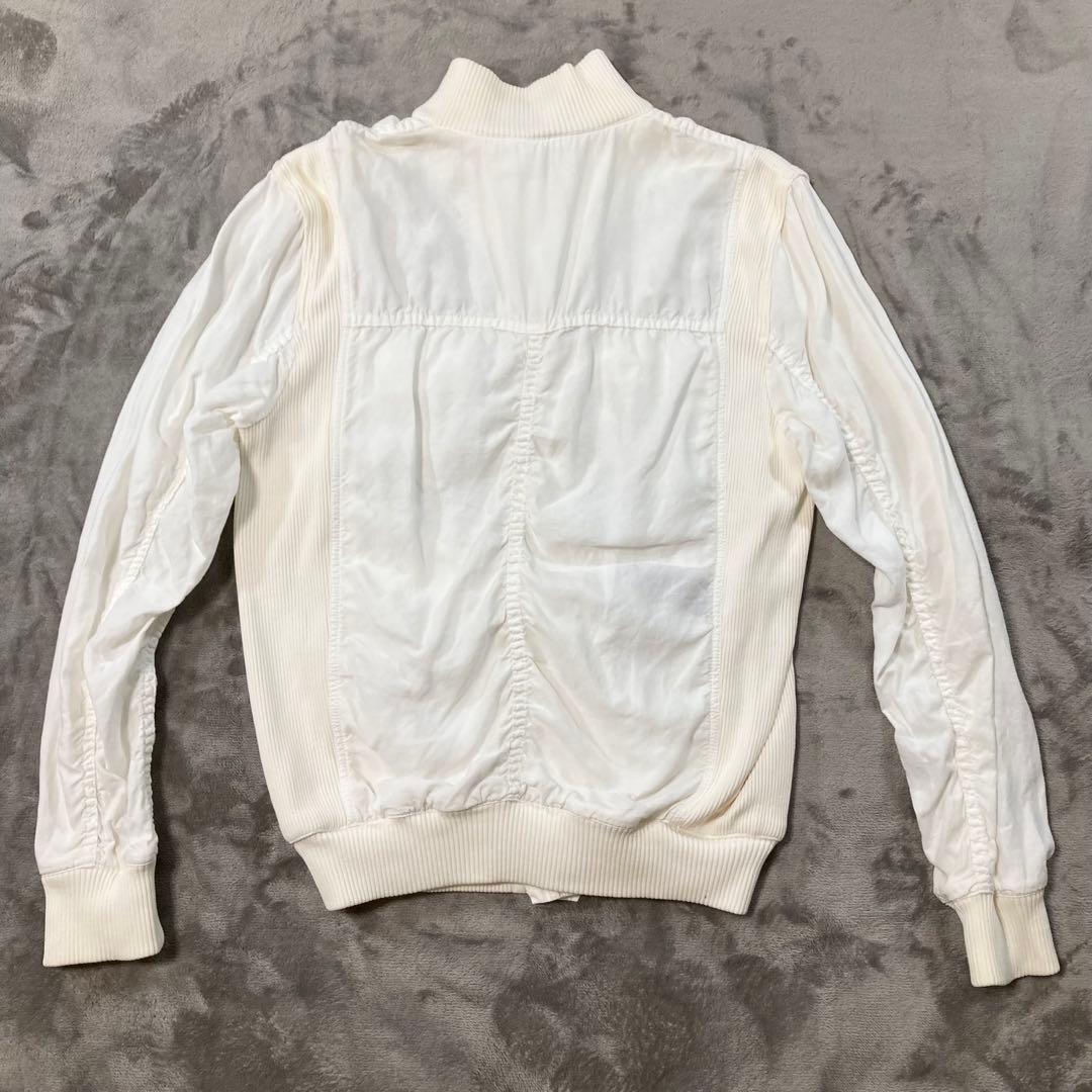 ドルチェ&ガッパーナ リネン100% ブルゾン ジャケット ホワイト 48(L)