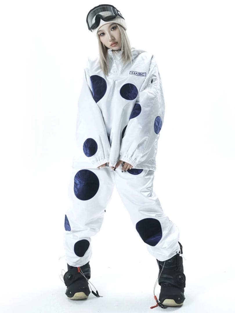 新品未使用 スキーパンツ ホワイト L 男女兼用 日常使用可