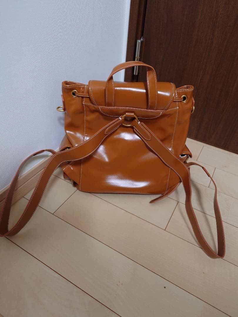 x*様 miu miu風　リュック/バッグパック　ブラウン