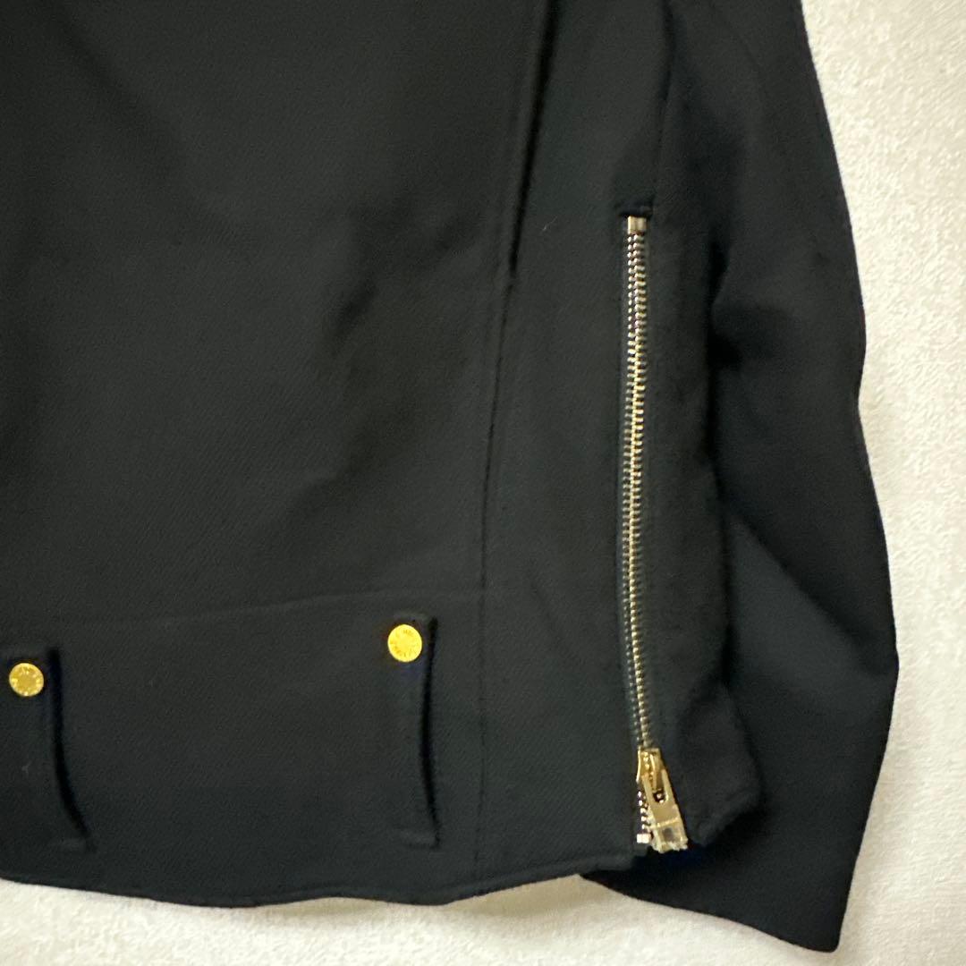 ブラック ダブルライダースジャケット　ZADIG&VOLTAIRE ザディグ エ