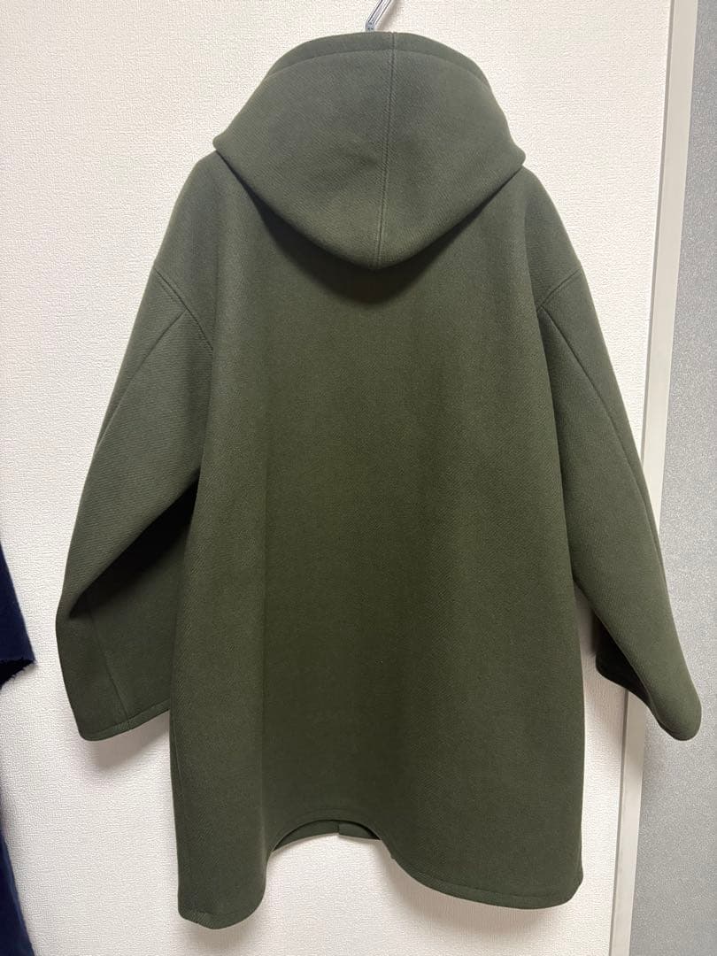 AURALEE ヘビーメルトンフーデッドコート