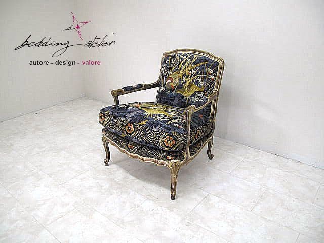 【展示品】　イタリア　BeddingAtelier「Jodie」 1人掛けソファ