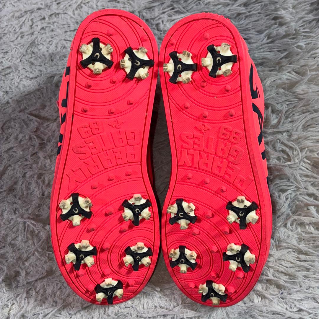 km美品PEARLY GATES ゴルフスパイク HI ハイカット ピンク