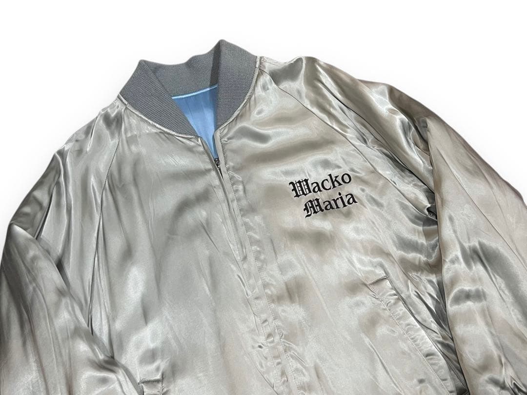 レア【WACKO MARIA/ワコマリア】虎タイガー刺繍 レーヨン スカジャン