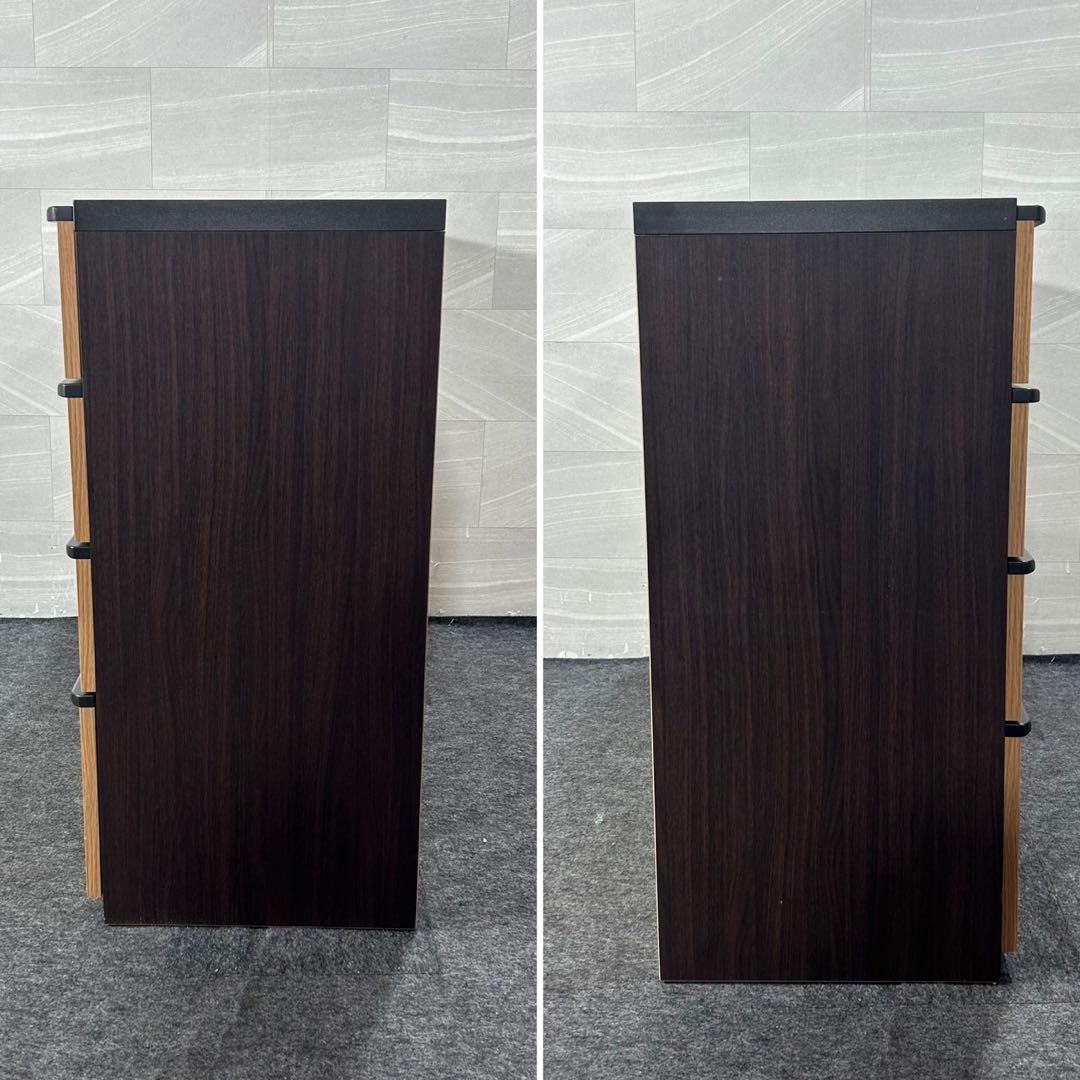 ニトリ ローチェスト ニーズ3 チェスト 4段 タンス ブラウン d4546