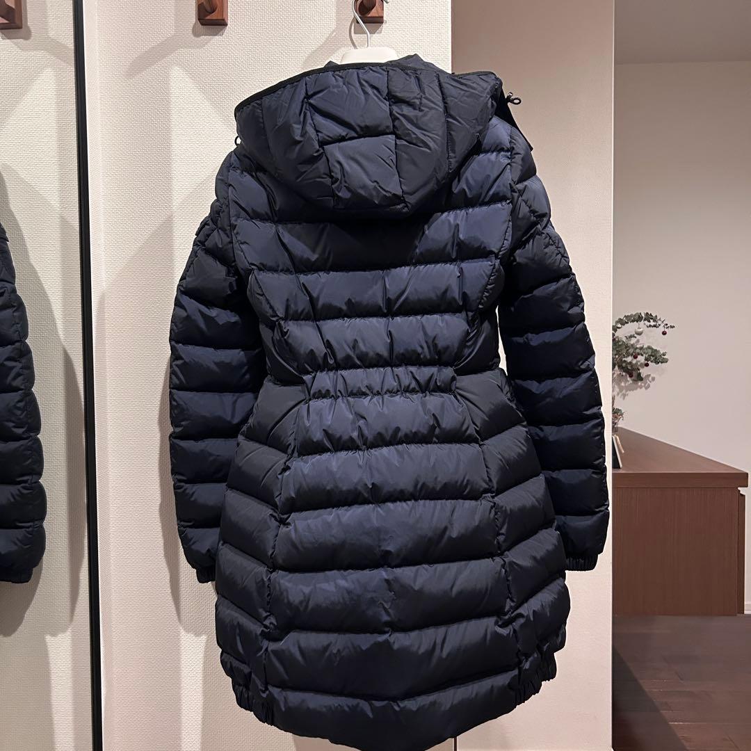 【美品】モンクレール　シャーパル　charpal ネイビー　ダウンコート　ロング