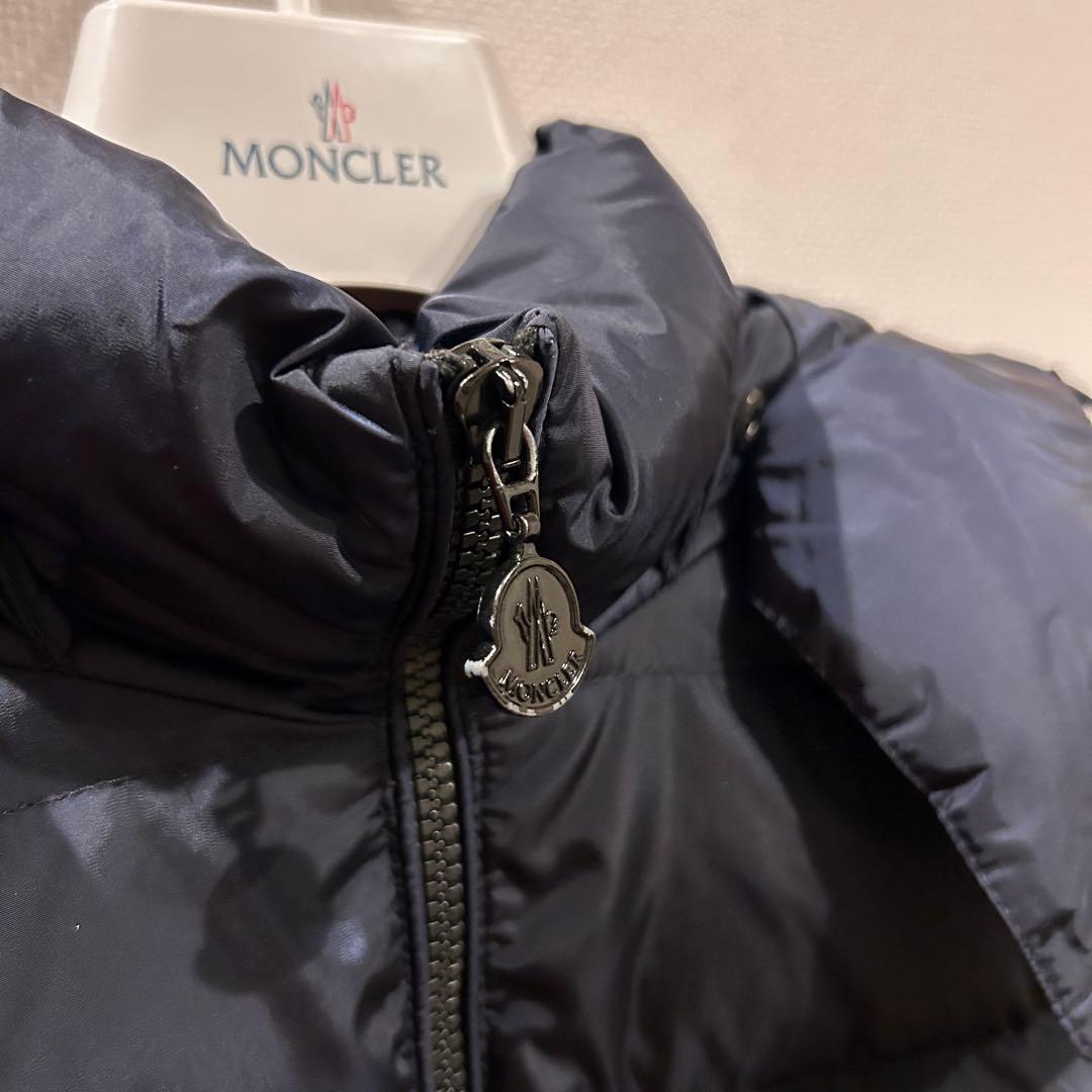 【美品】モンクレール　シャーパル　charpal ネイビー　ダウンコート　ロング