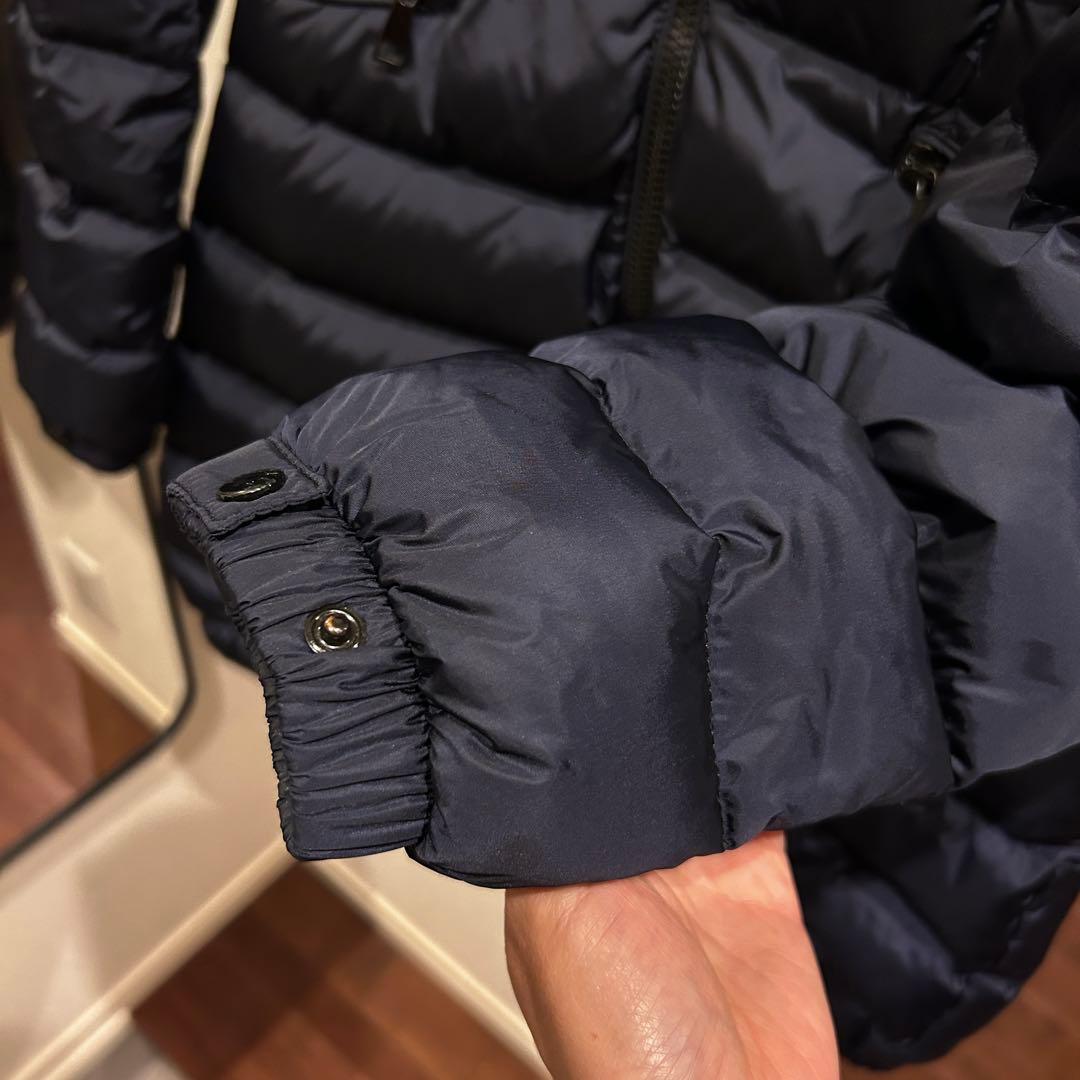 【美品】モンクレール　シャーパル　charpal ネイビー　ダウンコート　ロング