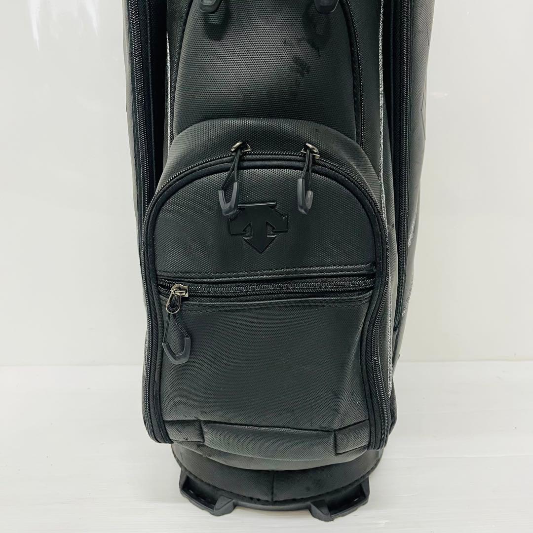 DESCENTE デサント　キャディバッグ　キャディバック　ゴルフバッグ　黒