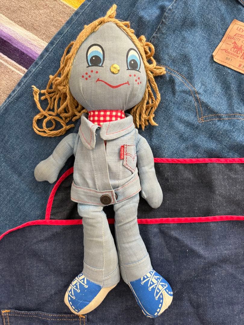 リーバイスグッズ　ぬいぐるみ、ランチョマット、ランドリーバッグ