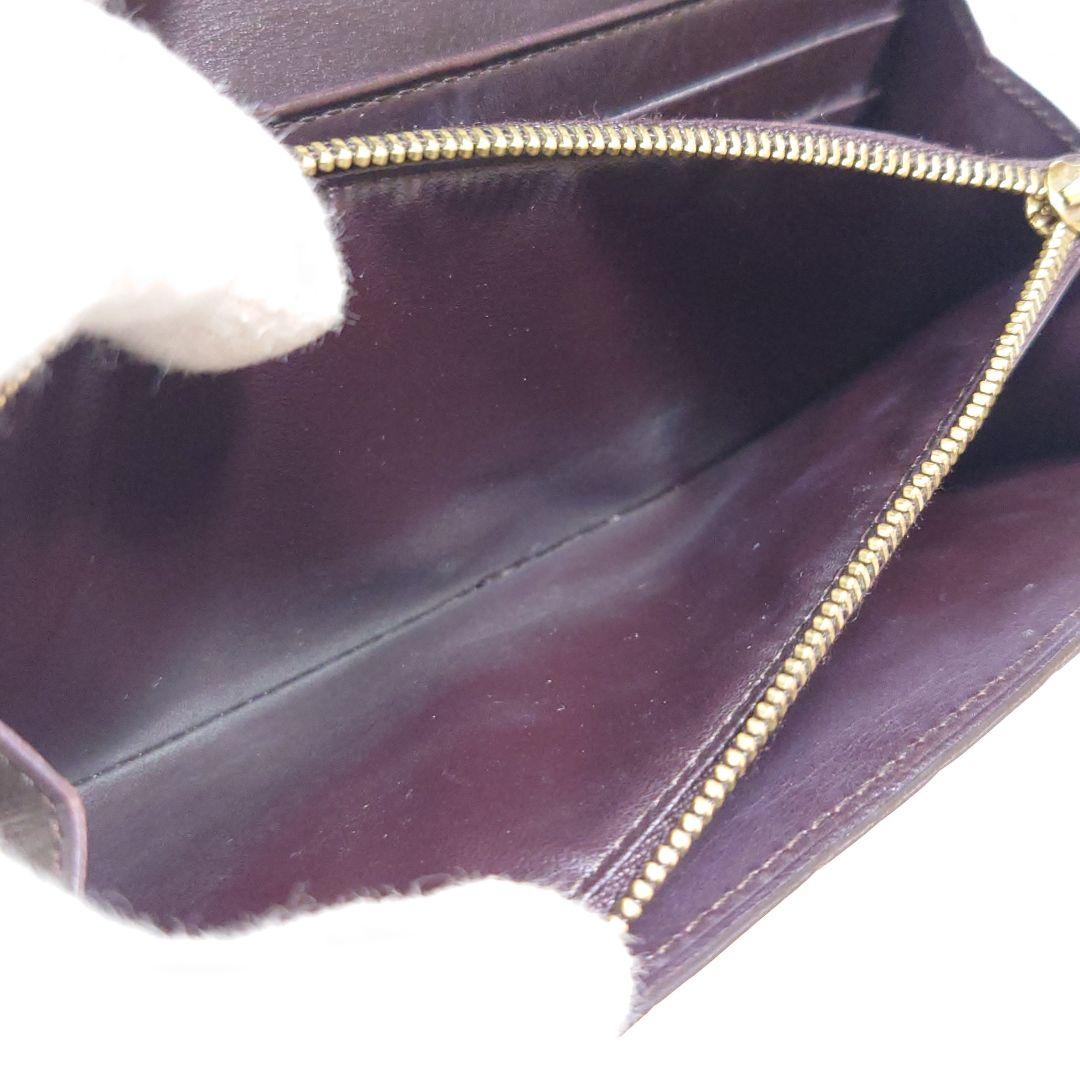 【極美品】ルイヴィトン☆モノグラム／ヴェルニ☆ポルトフォイユ・サラ☆アマラント