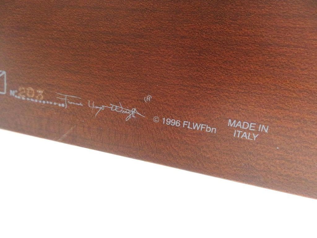 展示品　カッシーナ　フランクロイドライト　ルイスコーヒーテーブル　名作