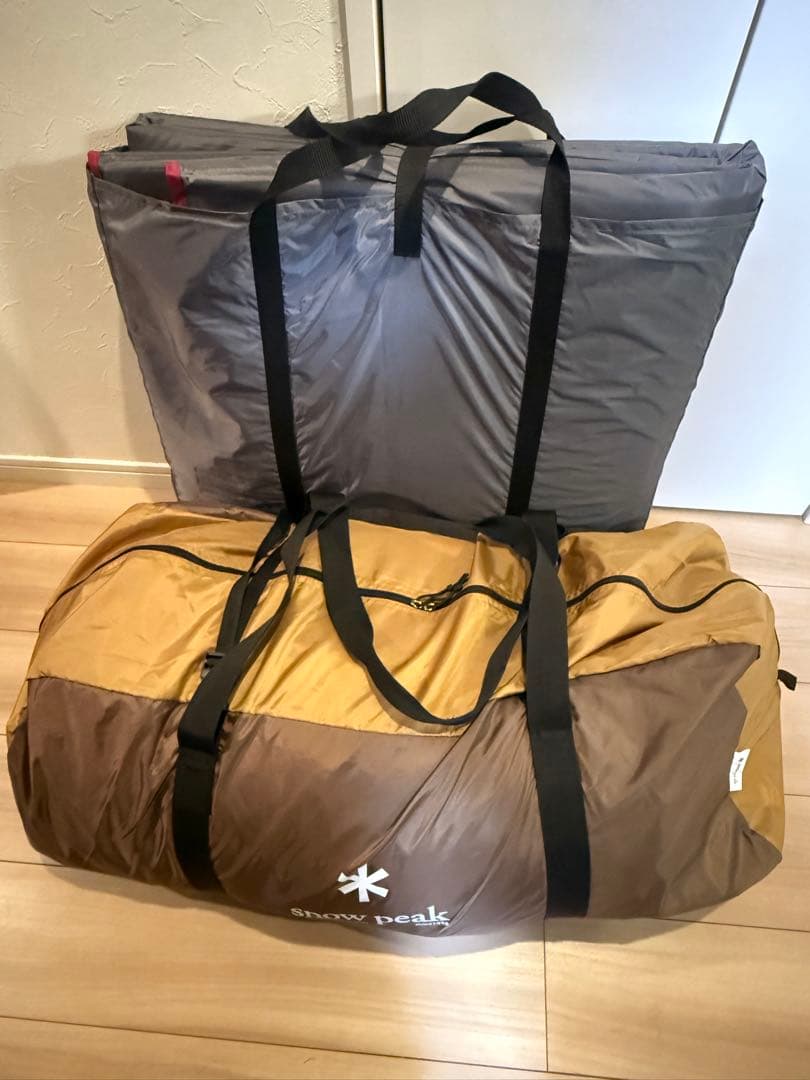 美品　スノーピーク　エントリー2ルームエルフィールド　純正マットシートセット付