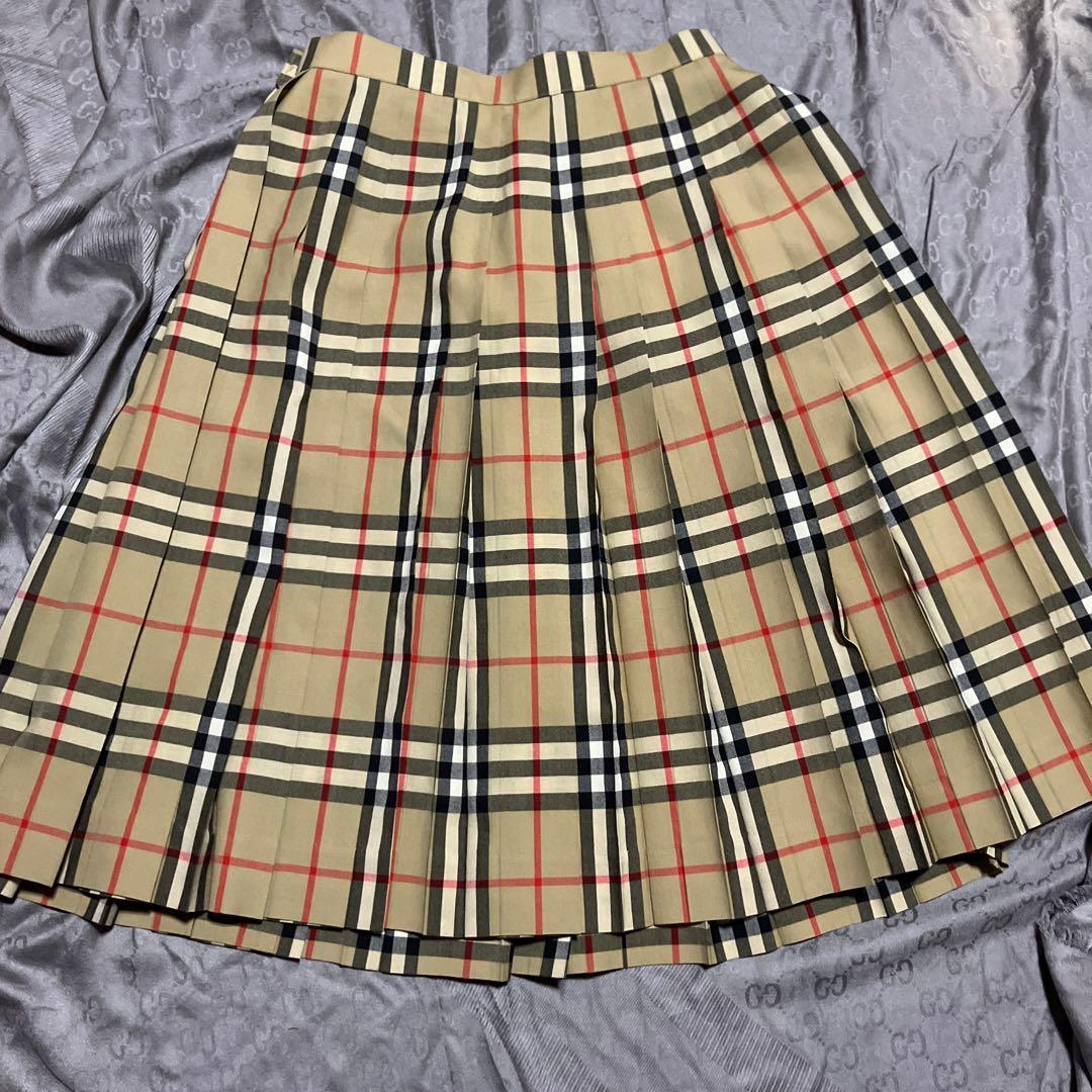 旧バーバリーロゴ　Burberrys ノバチェック　スカート