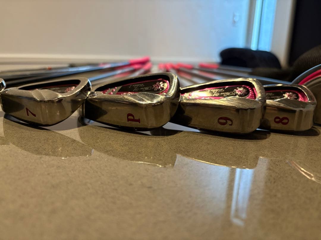 JACK BUNNY ゴルフバッグ・キャディバッグ ブラック　クラブセット