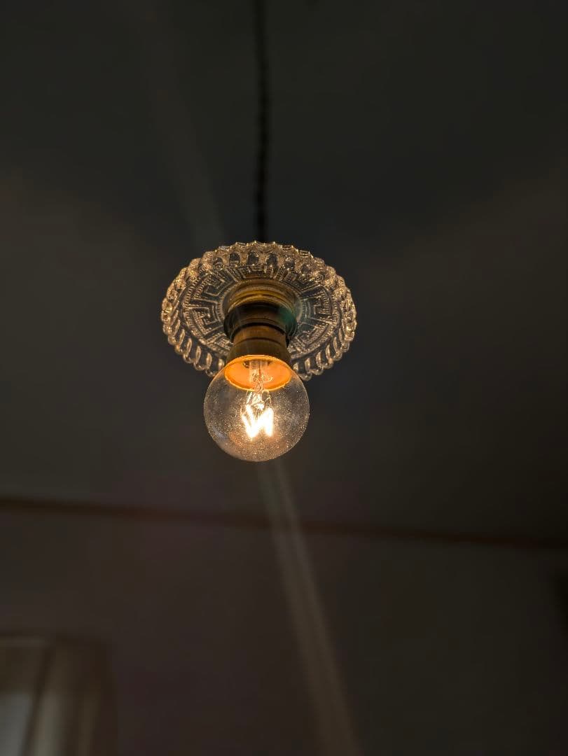 アンティーク 20年代 トライバル フランス ミニシャンデリア ミニシェード