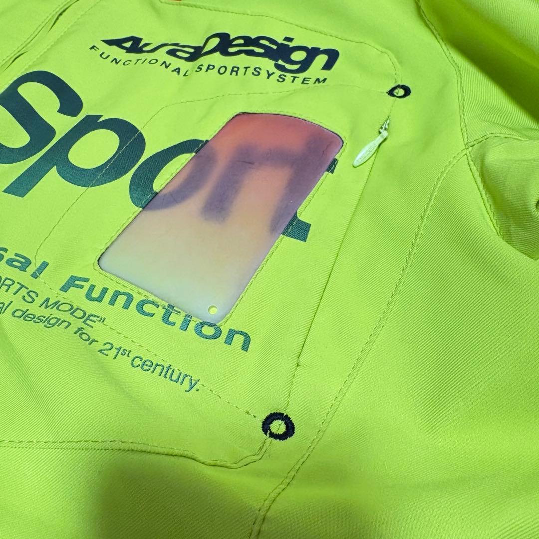 DESCENTE デサント スキーウェア スノボウェア イエロー 黄色　フード