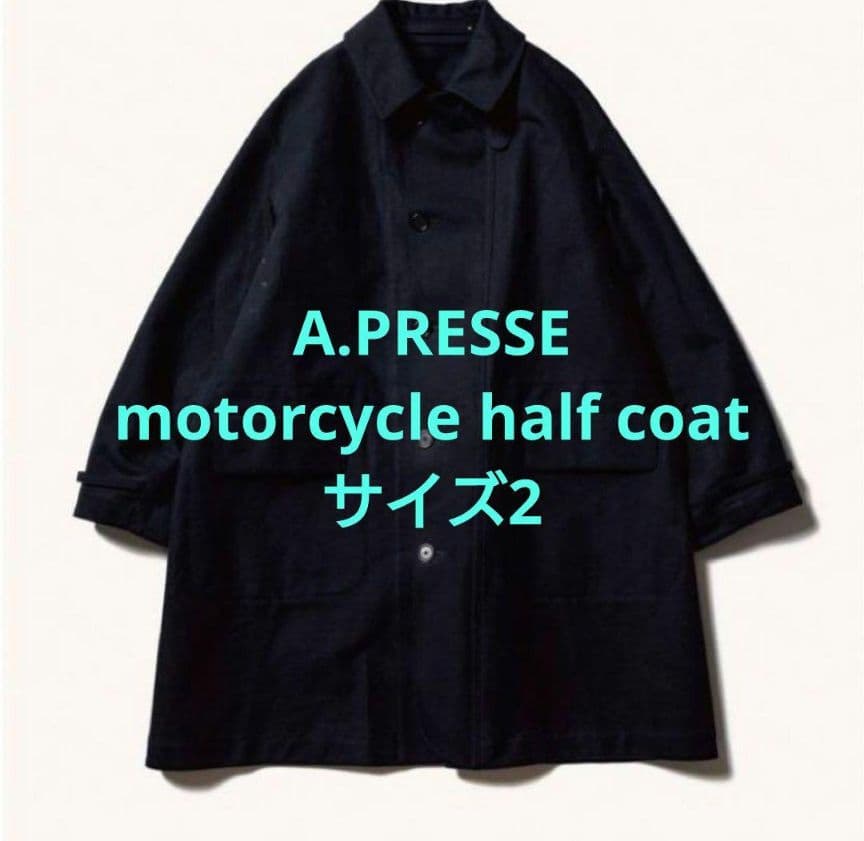 ジャケット・アウター A.PRESSE motorcycle half coat