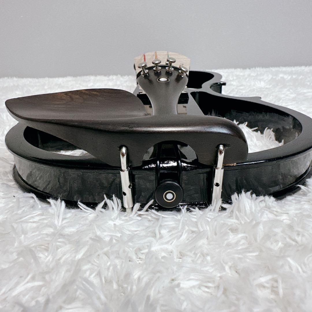 ENNBOM　サイレントバイオリン　HVPV-30　新品弦　ケース付属　4/4