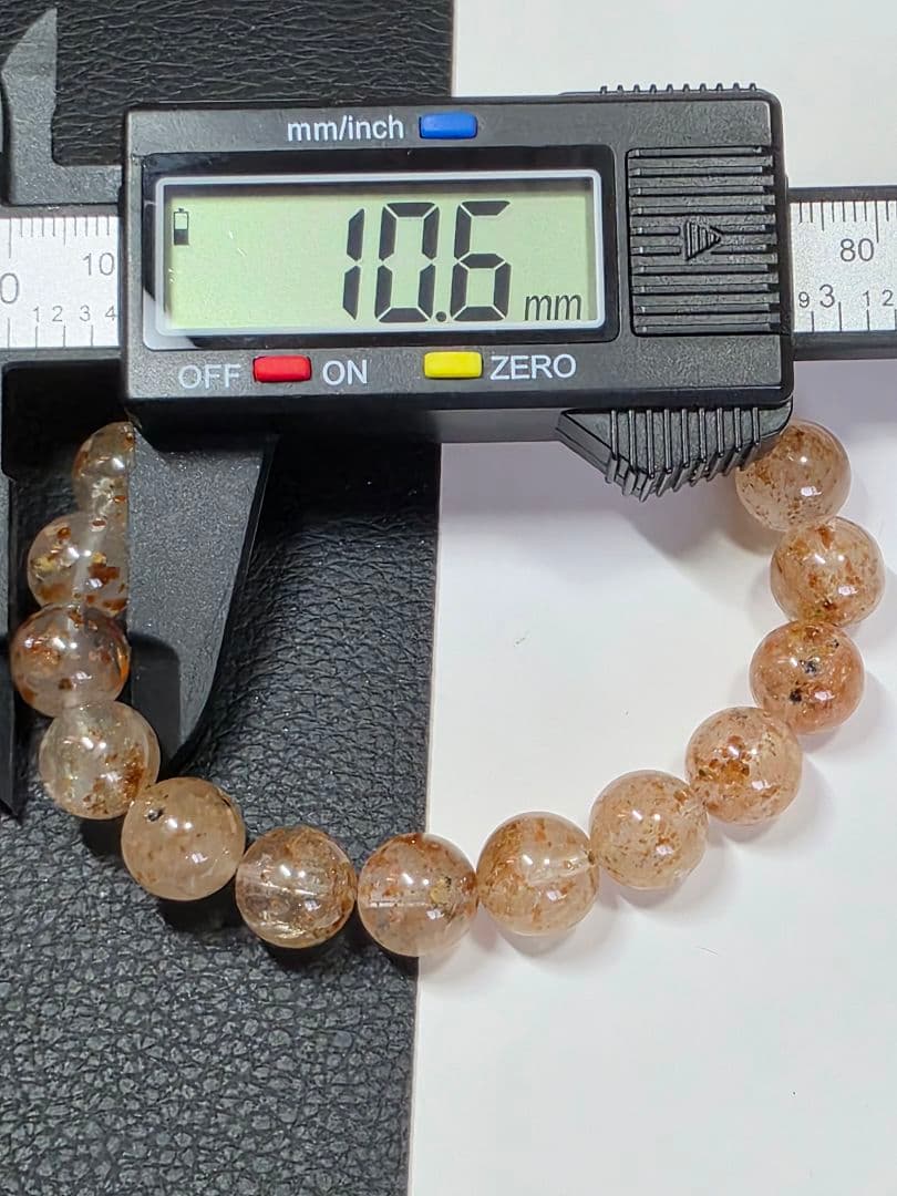 希少　10ミリ　ガーネット&トルマリンインクォーツブレスレット