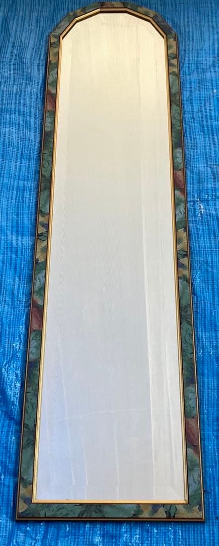 【美品】イタリア製 壁掛け鏡 姿見