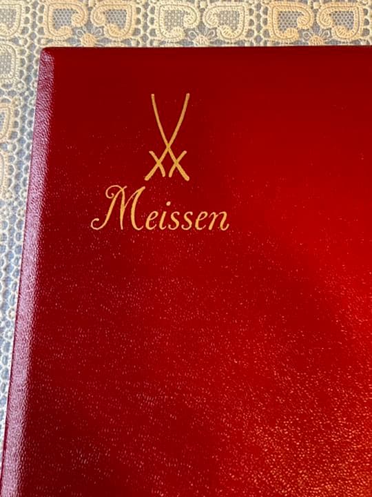 マイセン　飾り皿　透かし　箱あり