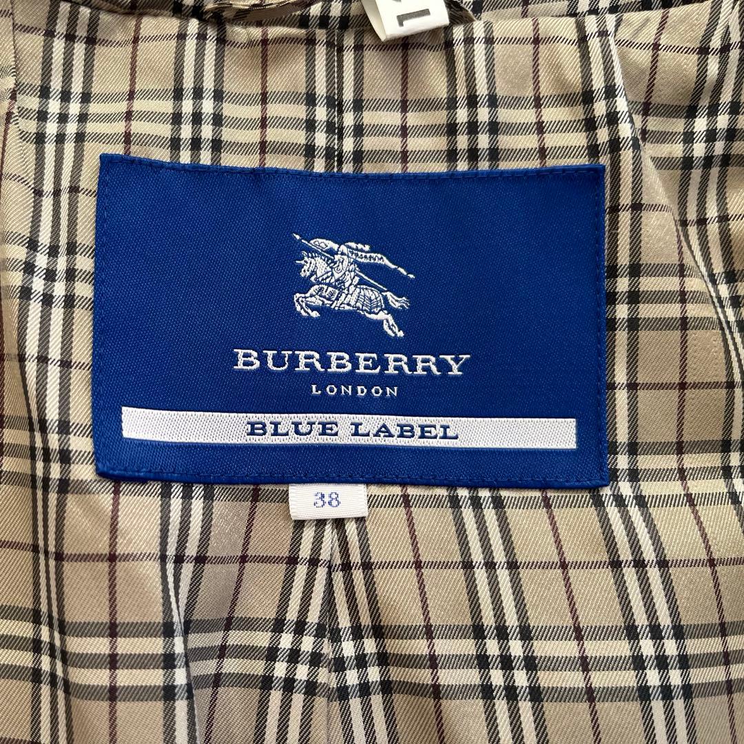 BURBERRY BLUE LABEL バーバリー ダッフルコート 38