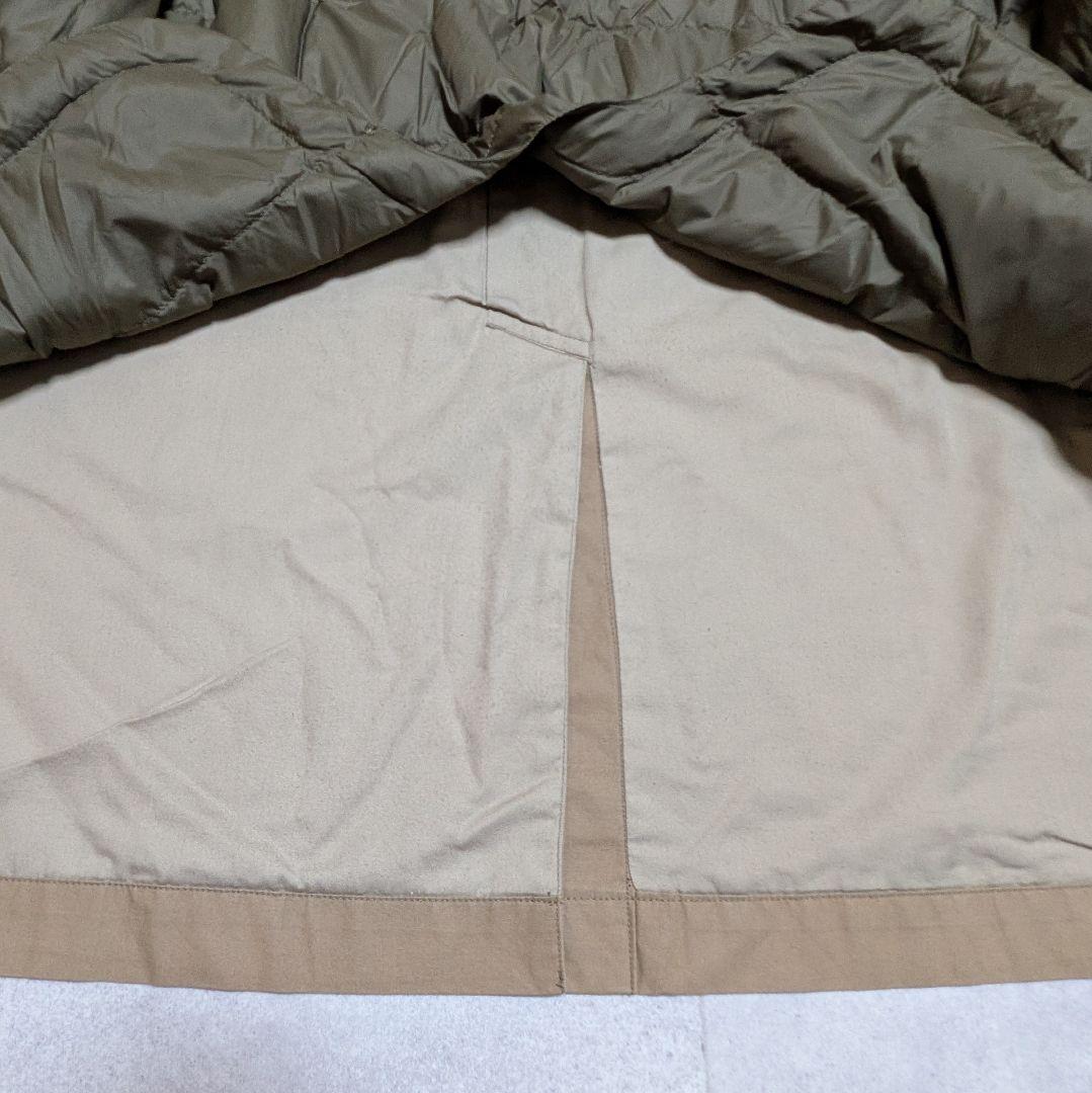 MHL. FINE TOUGH ダウンライナー付ステンカラーコート 取り外し可