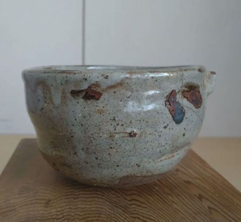 【うぶ品】江戸時代　古唐津　皮鯨　絵唐津　沓形　片口茶碗　ぐい呑　嘴