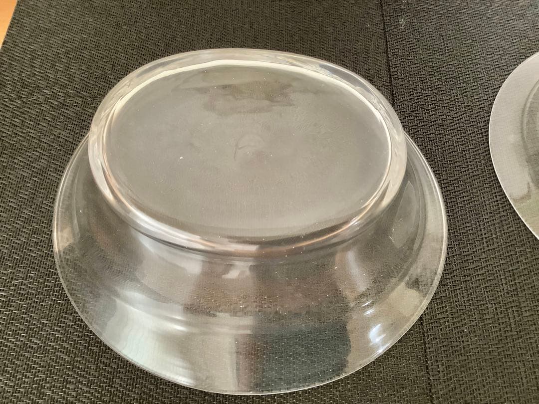 沖澤康平　ガラス製 オーバルボウル 2個セット