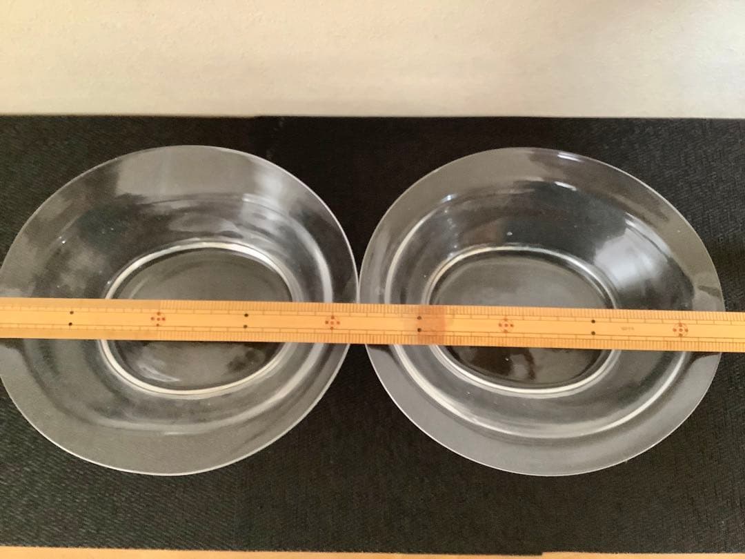 沖澤康平　ガラス製 オーバルボウル 2個セット