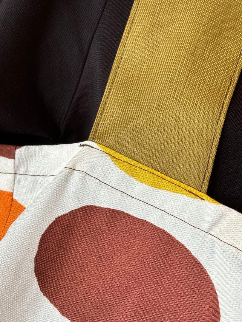 【 モダンなエプロン 】handmade●M~L●カラフルどっと