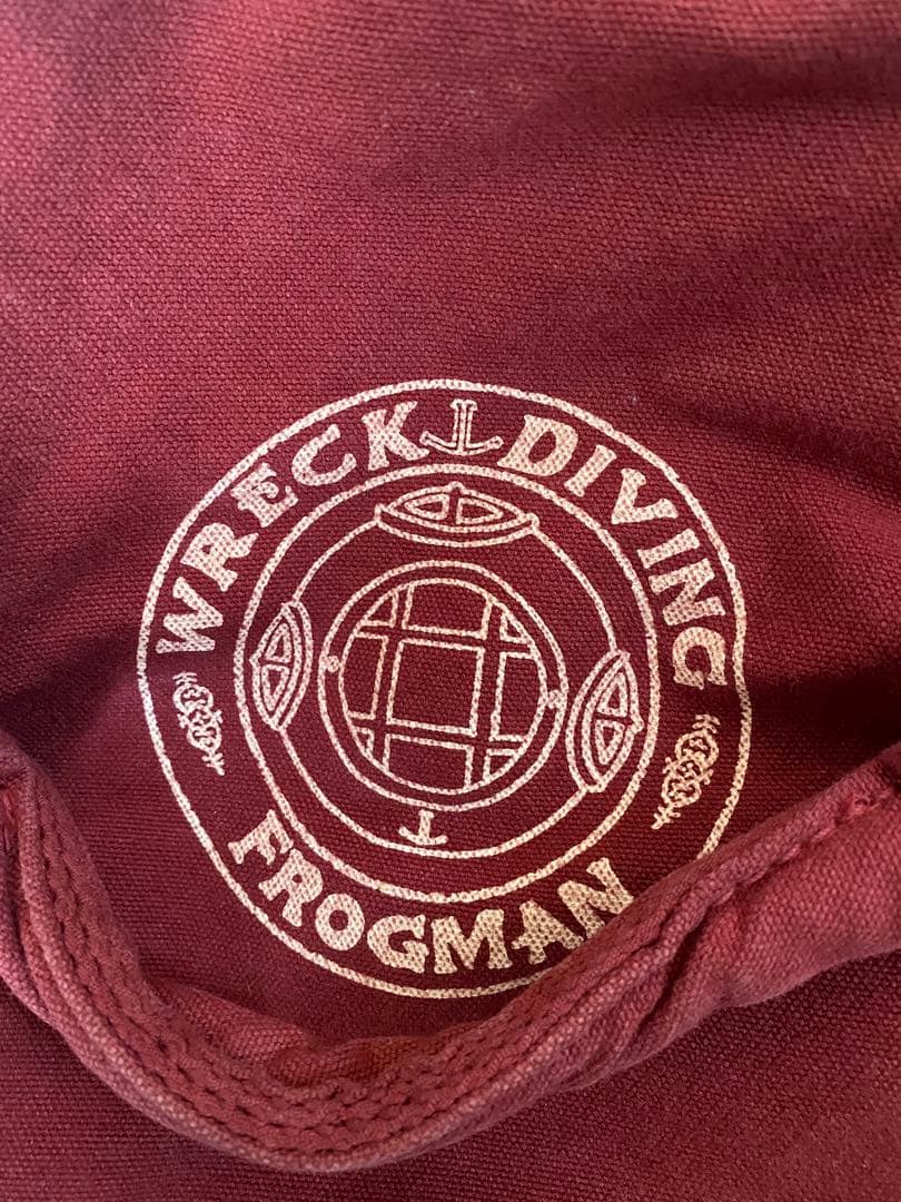 KAPITAL キャピタル ロゴキャンバストート レッド ヴィンテージ風