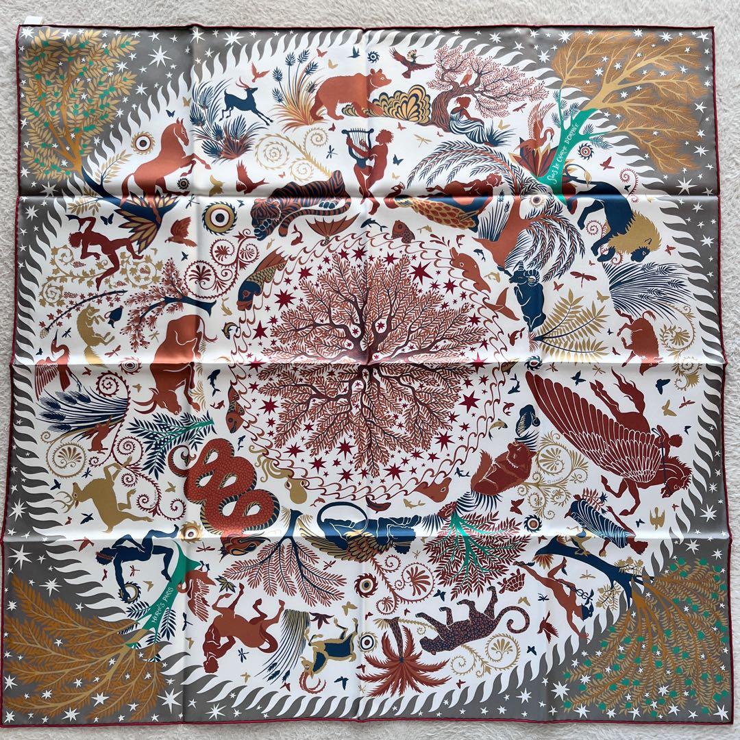 新品未使用✨HERMES スカーフ ダブルフェイス オルフェウスの魅力に誘われて