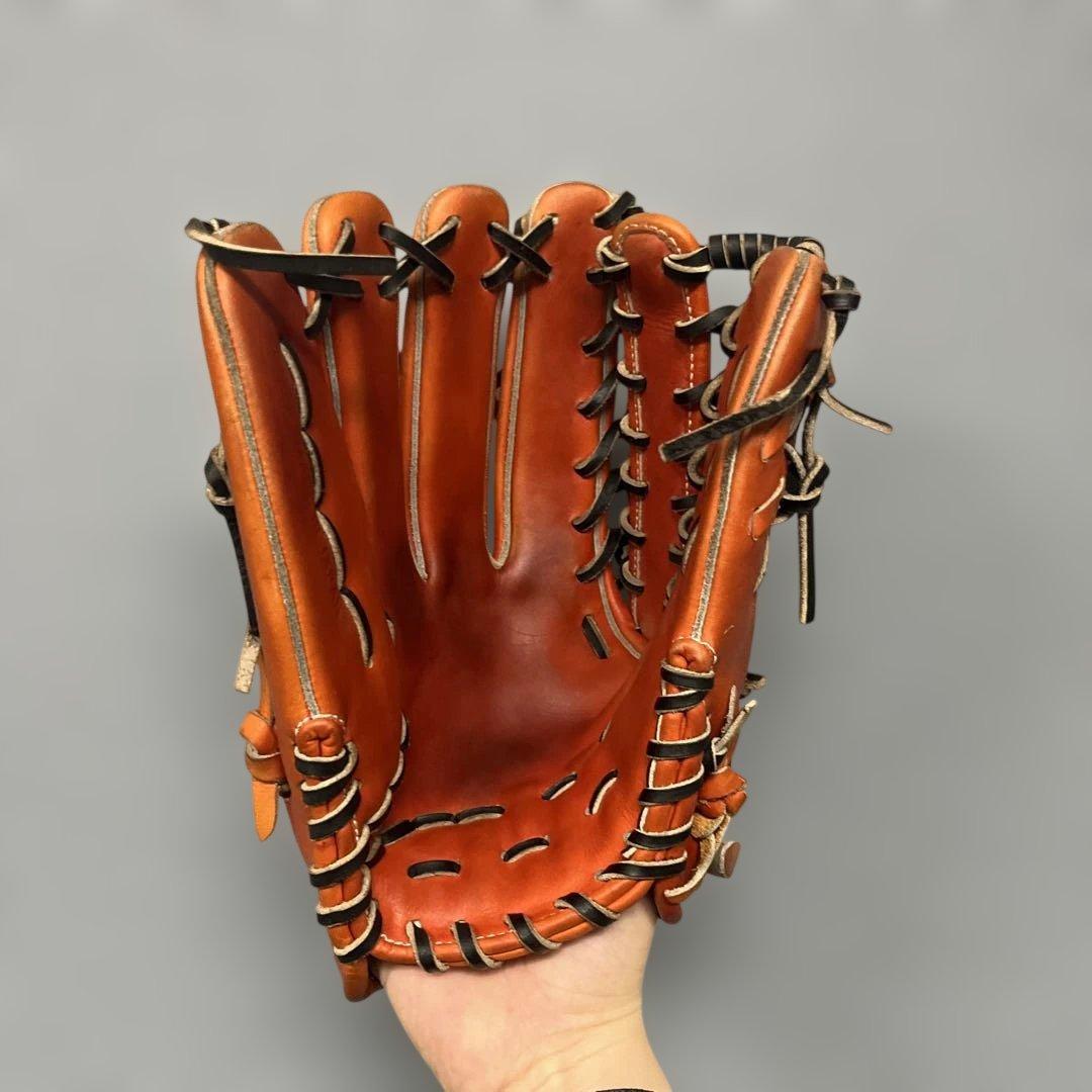 1196 トレジャー 型抜群 即戦力 極美品 硬式 外野手用グローブ 左投げ