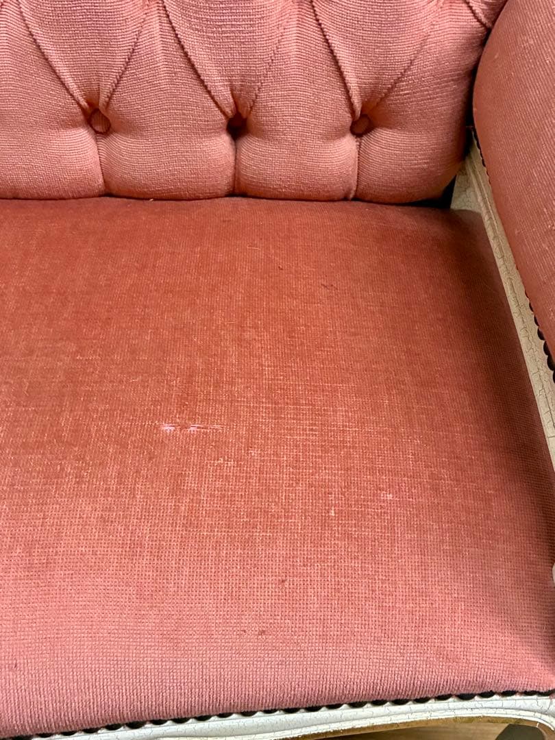 ラブラブ☆管385☆イタリア製☆ロココ調☆姫系☆カウチソファー☆ベンチ