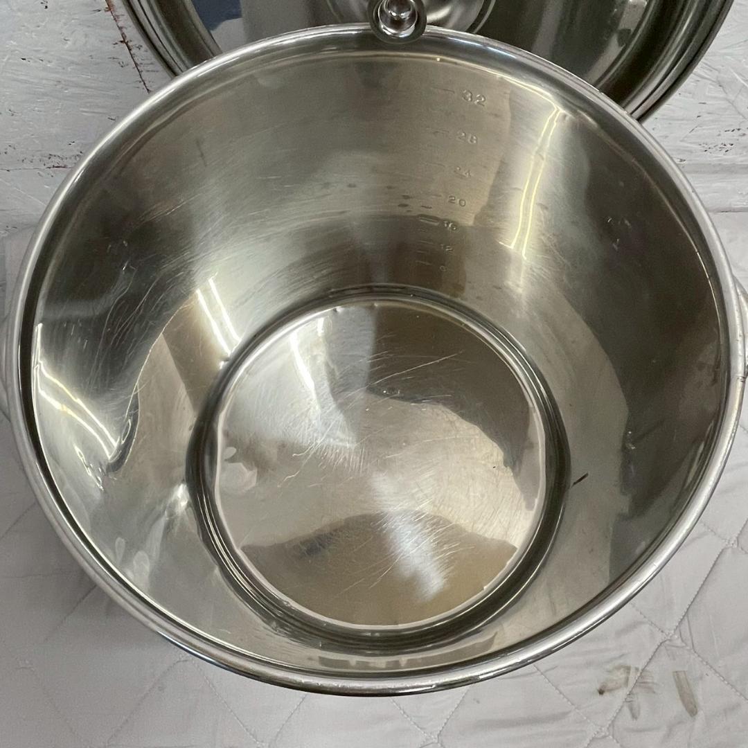 【EBM】 ステンレス製 寸胴鍋 両手鍋 ステンレス鍋 厨房 A0482