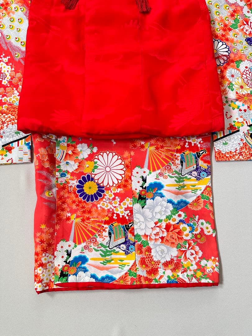 3歳　七五三　着物被布セット