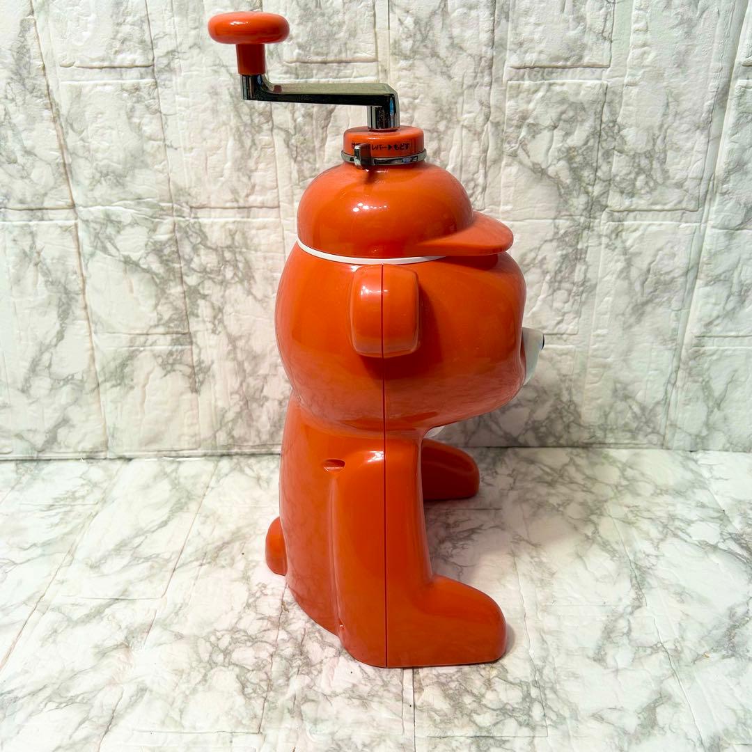 【極美品】タイガー かき氷 きょろちゃん ABF-F100 オレンジ 復刻版