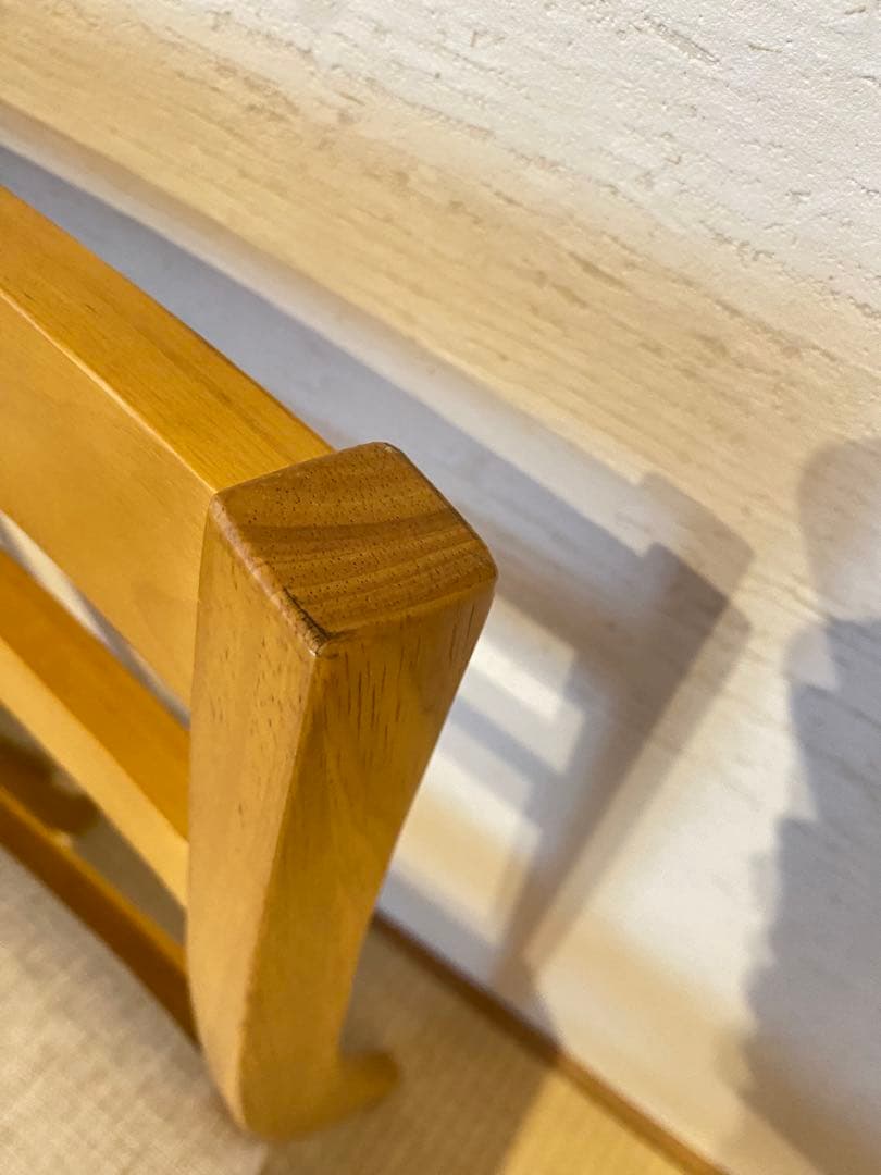 【訳あり品】木製 ダイニングチェア 食卓椅子　4脚セット