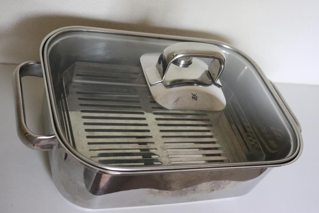 WMF ビタリスS　ステンレス 両手鍋 レシピブック付き