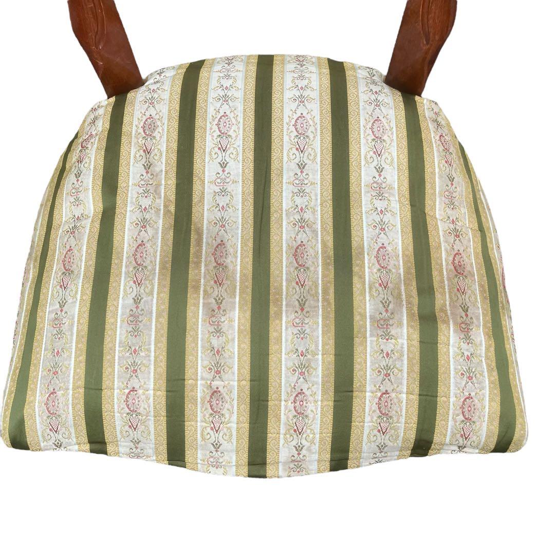 【イタリア製】ダイニングチェア アンティーク調　ロココ　ドレッサー　猫脚　3️⃣