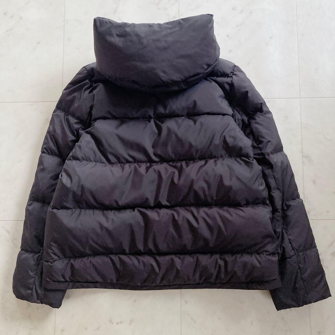 美品　スローブイエナ　ショールフードショートダウンコート　ブラック　38